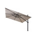  4 Seasons Outdoor | Zweefparasol Siesta Premium 300 x 300 cm | Wit-Charcoal 757729-01